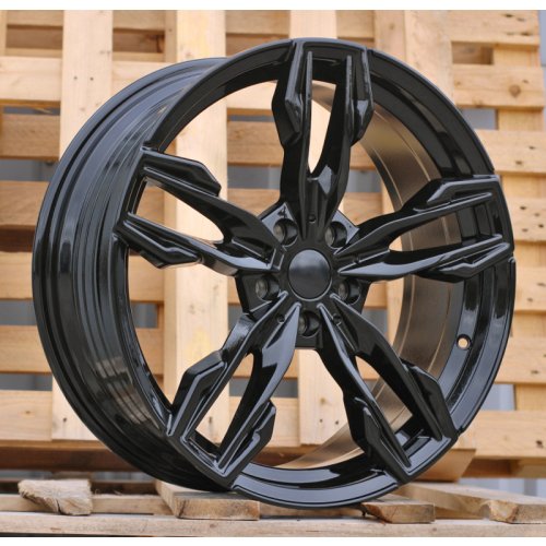 Alu kola Racing Line YF5718, 19x7.5 5x112 ET32, černá lesklá