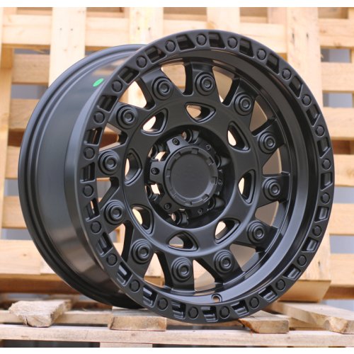 Alu kola Racing Line H974D, 17x9 6x139.7 ET, černá matná (zátěžová)