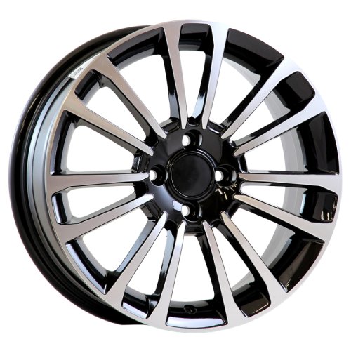 Alu kola AGT 16279, 16x6.5 4x100 ET37, černá + leštění