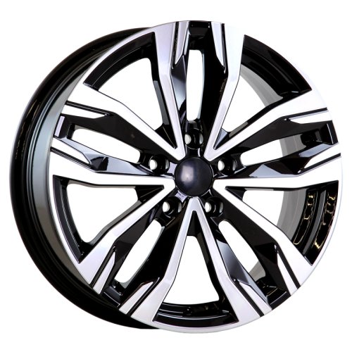 Alu kola AGT 17276, 17x7 5x114.3 ET40, černá + leštění