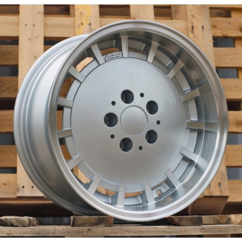 Alu kola Racing Line SW355, 16x8 5x112 ET11, stříbrná + leštěný límec