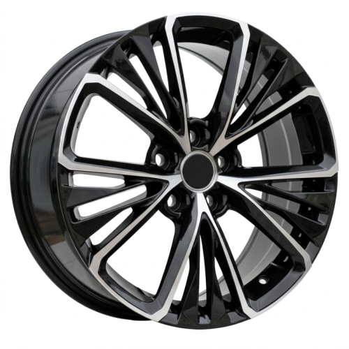 Alu kola Racing Line A5908, 18x8 5x114.3 ET40, černá + leštění
