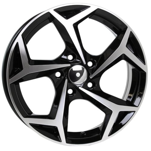 Alu kola Racing Line B5340, 17x7 5x112 ET40, černá + leštění