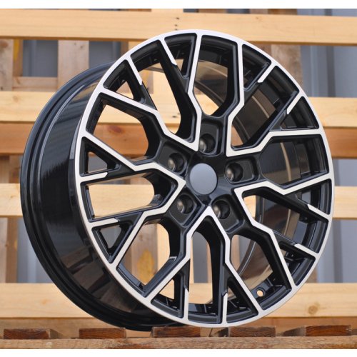 Alu kola Racing Line I5659, 18x8 5x120 ET48, černá + leštění (zátěžová)