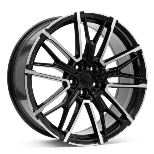 Alu kola Racing Line 3S1284, 19x9 5x120 ET44, černá + leštění
