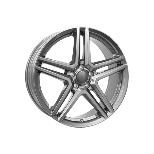 Alu kola RIAL M10, 18x7.5 5x112 ET49, šedivá lesklá