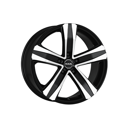 Alu kola MAK STONE 5, 15x6.5 5x160 ET58, černá lesklá + leštění (zátěžová)