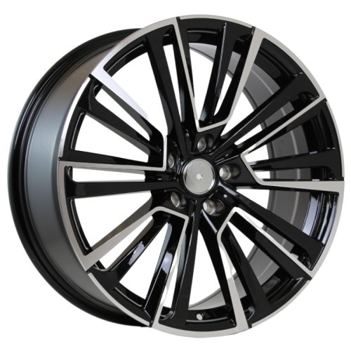 Alu kola Racing Line I0361, 18x8 5x112 ET41, černá + leštění