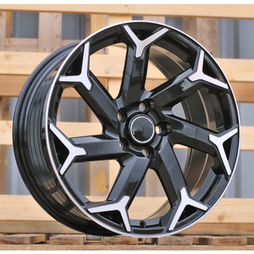 Alu kola Racing Line F3051, 18x8 5x114.3 ET40, černá + leštění