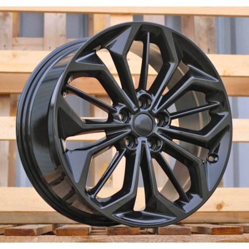 Alu kola Racing Line FE187, 18x8 5x108 ET55, černá lesklá