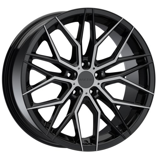 Alu kola Arceo 19141, 19x8.5 5x112 ET35, černá + leštění