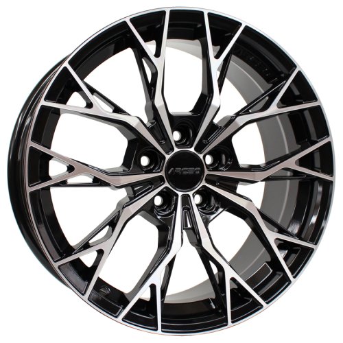 Alu kola Arceo 19239, 19x8.5 5x114.3 ET35, černá + leštění