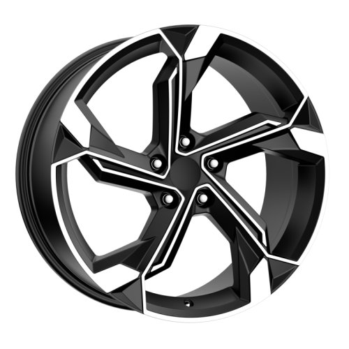 Alu kola Arceo DY1709, 19x8.5 5x112 ET35, černá matná + leštění