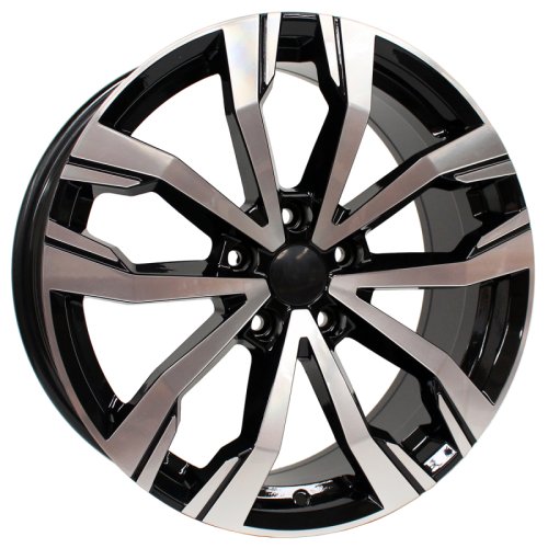 Alu kola Arceo DY745, 15x6 5x100 ET35, černá + leštění