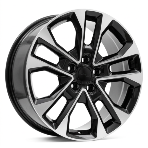 Alu kola Racing Line A5914, 20x8.5 5x127 ET50, černá + leštění