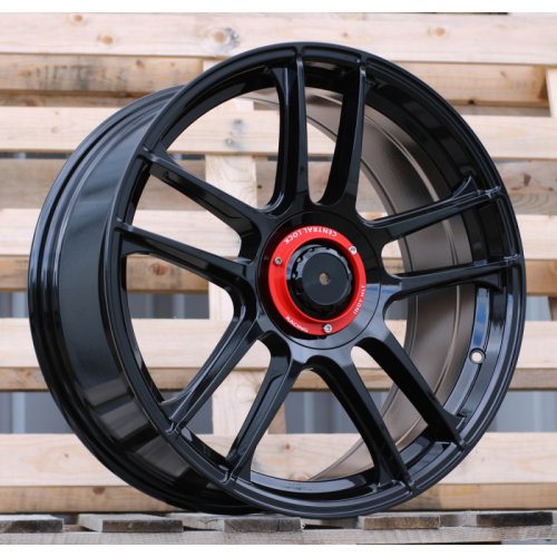 Alu kola Racing Line F9826, 19x8.5 10x100 ET45, černá lesklá