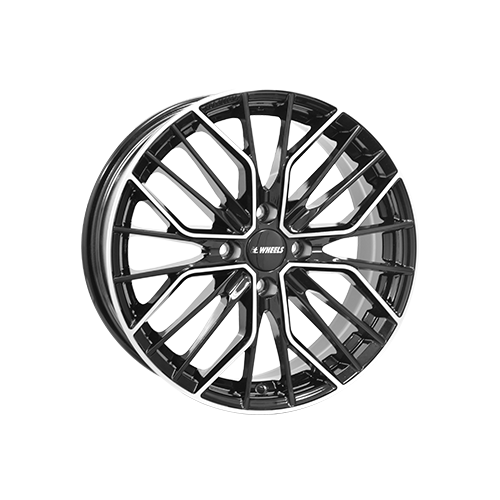 Alu kola IT WHEELS TIARA 4, 16x6.5 4x108 ET44, černá lesklá + leštění