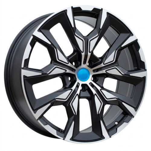 Alu kola Racing Line 3S1349, 21x8.5 5x112 ET30, černá matná + leštění (zátěžová)