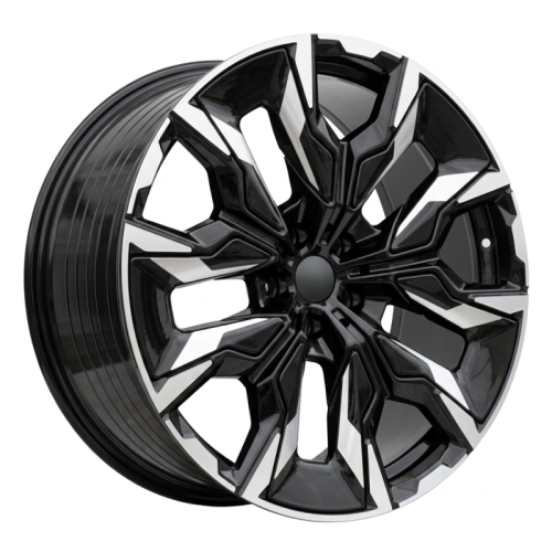 Alu kola Racing Line A5915, 20x8.5 5x112 ET28, černá + leštění (zátěžová)