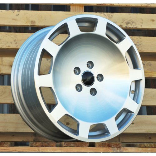 Alu kola Racing Line IN3613F, 18x8 5x112 ET40, stříbrná + leštění (zátěžová)