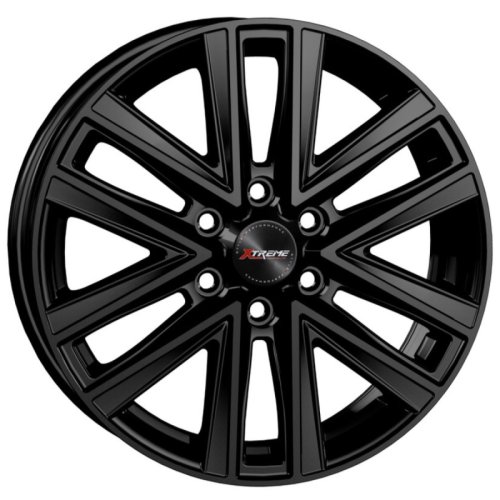 Alu kola Mille Miglia MMRX36, 17x6.5 6x120 ET50, černá lesklá (zátěžová)