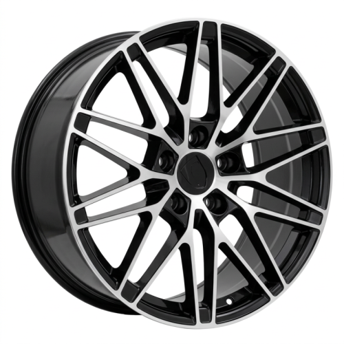 Alu kola Racing Line 3S1324, 20x10 5x130 ET49, černá + leštění (zátěžová)