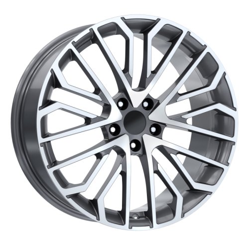 Alu kola Arceo DY1648, 18x8 5x112 ET40, šedivá + leštění (zátěžová)