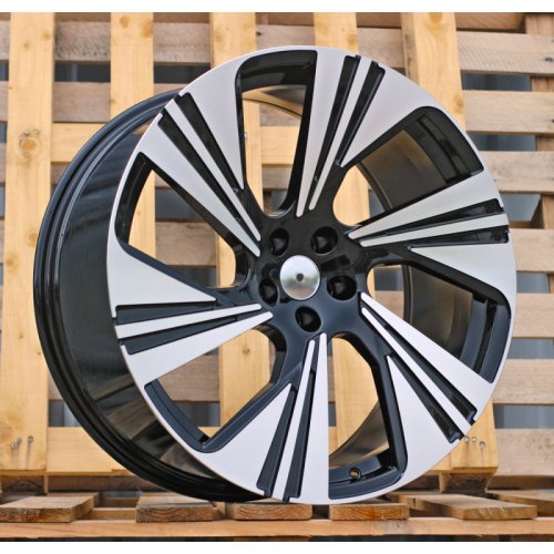 Alu kola Racing Line FB007, 21x9.5 5x112 ET36, černá + leštění