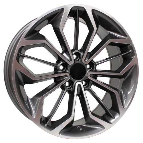 Alu kola Arceo DY397, 17x7.5 5x108 ET45, šedivá + leštění