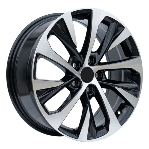 Alu kola Racing Line B5757, 18x7.5 5x114.3 ET40, černá + leštění (zátěžová)