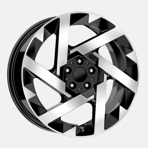 Alu kola Arceo DY1898, 18x7.5 5x112 ET40, černá + leštění