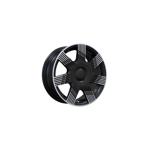 Alu kola Racing Line YF7074, 16x6.5 4x98 ET35, černá matná + leštění