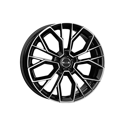 Alu kola MAK STILO, 21x8.5 5x112 ET40, černá lesklá + leštění (zátěžová)