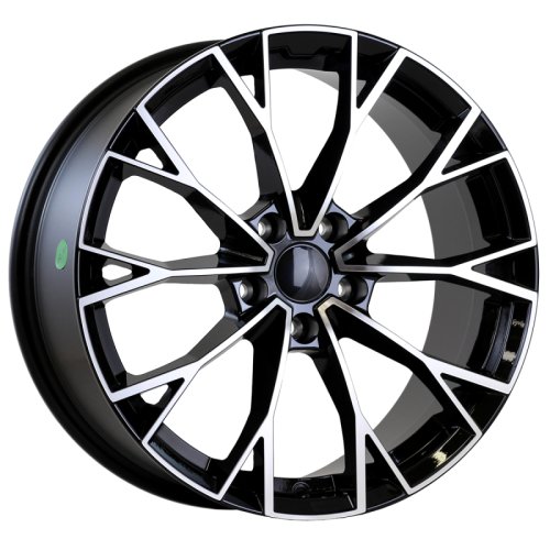 Alu kola AGT 19283, 19x8 5x112 ET50, černá + leštění