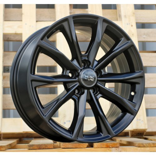 Alu kola Racing Line Y1351, 18x7.5 5x114.3 ET40, černá matná (zátěžová)