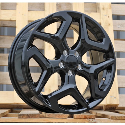 Alu kola Racing Line B1606, 17x7 5x100 ET55, černá lesklá