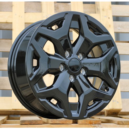 Alu kola Racing Line B2042, 17x7 5x114.3 ET48, černá lesklá