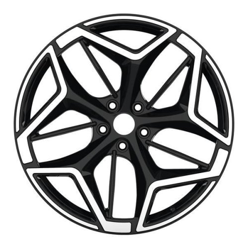 Alu kola Racing Line IN3635F, 19x7.5 5x108 ET50, černá + leštění