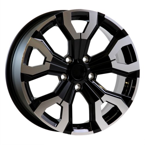 Alu kola Arceo DY1886, 16x6.5 4x100 ET35, černá + leštěný límec