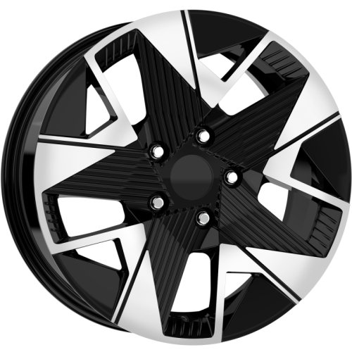 Alu kola Arceo DY1946, 16x6.5 5x114.3 ET35, černá + leštění