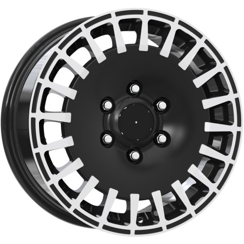 Alu kola Arceo DY1956, 16x7 6x130 ET50, černá + leštění (zátěžová)