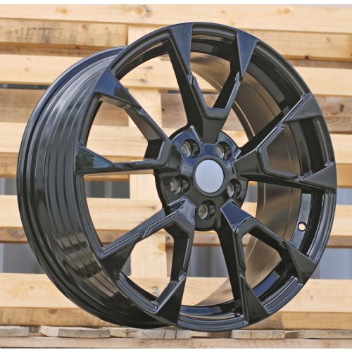 Alu kola Racing Line IN3639F, 18x7.5 5x108 ET50, černá lesklá
