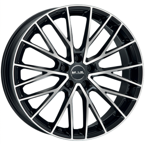 Alu kola MAK SPECIALE, 22x10 5x112 ET12, černá lesklá + leštění (zátěžová)