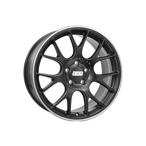 Alu kola BBS CHR, 19x8.5 5x112 ET48, černá matná + leštění