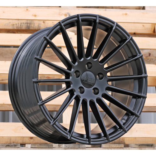 Alu kola Haxer HX010F, 19x8.5 5x112 ET25, černá matná (zátěžová)