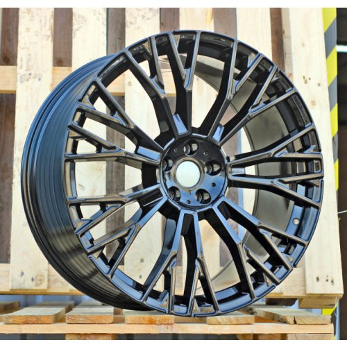 Alu kola Racing Line 3S1111, 22x9.5 5x112 ET37, černá lesklá (zátěžová)