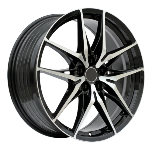 Alu kola Racing Line 3S1405, 20x8 5x114.3 ET40, černá + leštění (zátěžová)