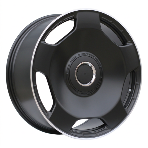 Alu kola Racing Line F5133, 20x9.5 5x130 ET35, černá matná + leštěný límec (zátěžová)