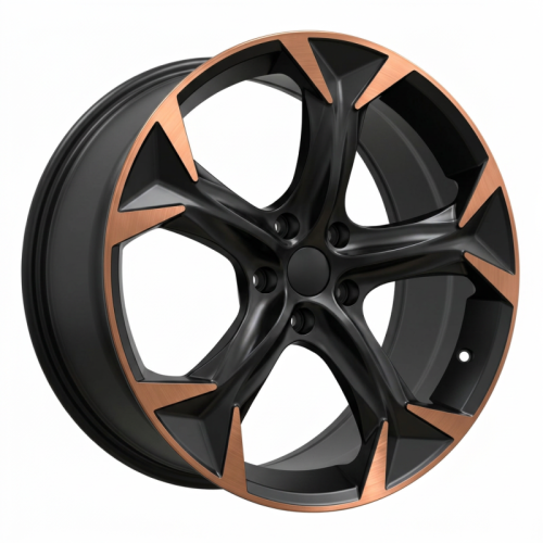Alu kola Racing Line I5163, 19x8.5 5x112 ET43, černá matná + měděná barva leštění