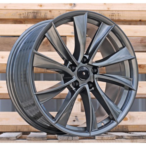 Alu kola Racing Line B2046, 19x8.5 5x114.3 ET35, šedivá (zátěžová)